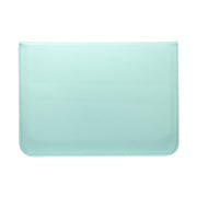 PU Leather Ultra-thin Envelope Bag Laptop Bag for MacBook Air / Pro 13 inch, with Stand Function(Mint Green)