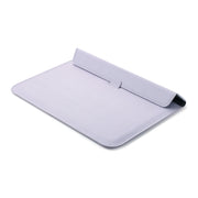 PU Leather Ultra-thin Envelope Bag Laptop Bag for MacBook Air / Pro 13 inch, with Stand Function(Light Purple)