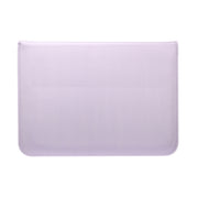 PU Leather Ultra-thin Envelope Bag Laptop Bag for MacBook Air / Pro 15 inch, with Stand Function(Light Purple)