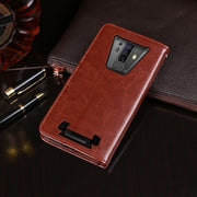 For Blackview BV6900 idewei Crazy Horse Texture Horizontal Flip Leather Case with Holder & Card Slots & Wallet(Red)