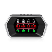 P17 Car HUD Head-up Display GPS Speed Meter Car OBD2 Fault Elimination Code