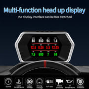 P17 Car HUD Head-up Display GPS Speed Meter Car OBD2 Fault Elimination Code