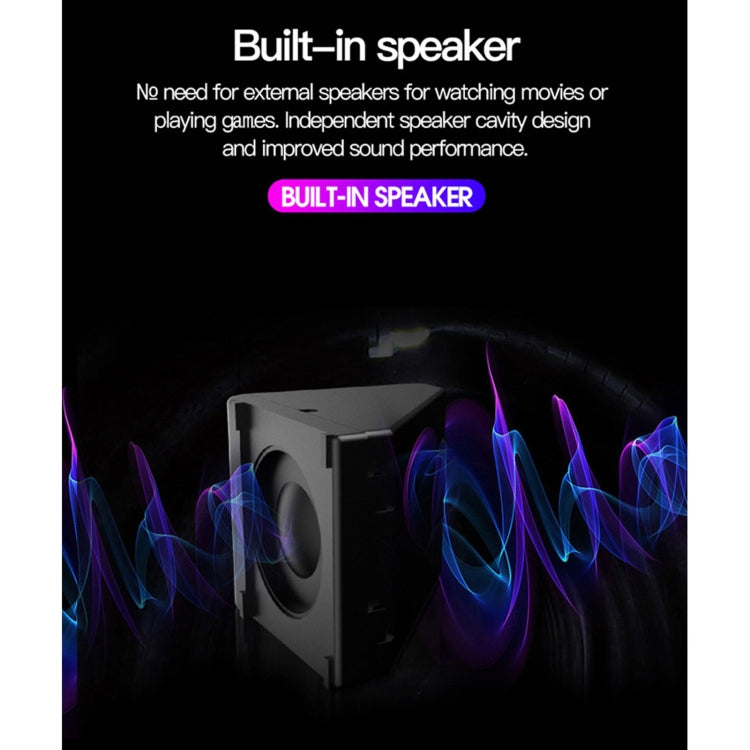 J9 1920x1080P 15 ANSI Portable Home Theater Mini LED HD Digital Projector, Basic Version, EU Plug(Black White)