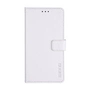 For Wiko Y61 idewei Crazy Horse Texture Horizontal Flip Leather Case with Holder & Card Slots & Wallet(White)