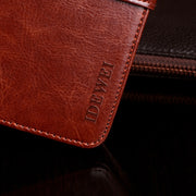 For Wiko Y61 idewei Crazy Horse Texture Horizontal Flip Leather Case with Holder & Card Slots & Wallet(White)