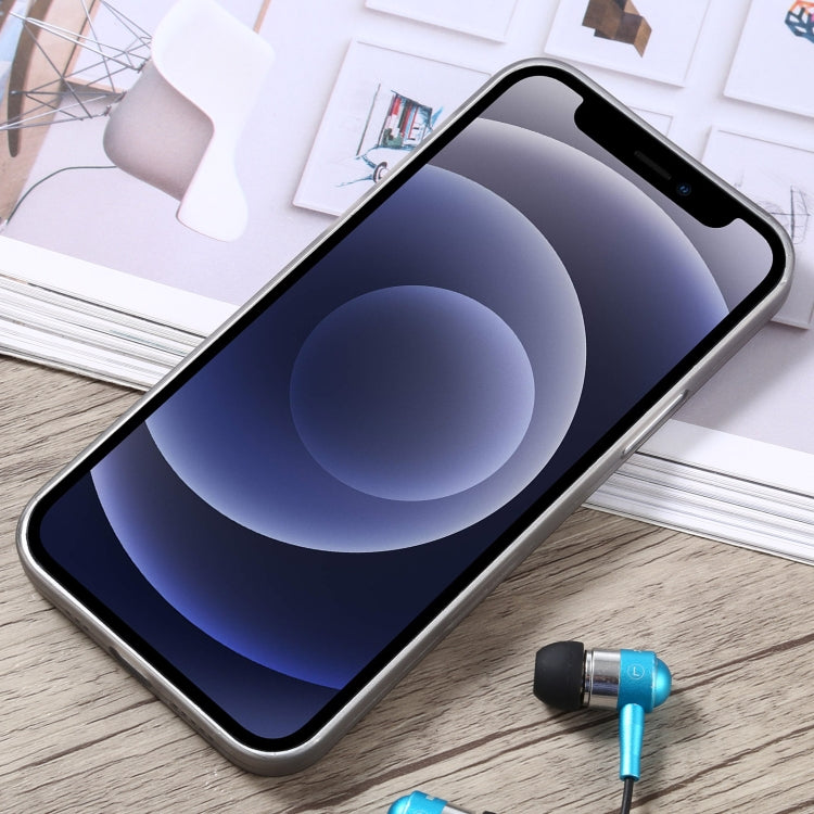 For iPhone 12 mini Camera Precision Hole PP Protective Case (Grey)