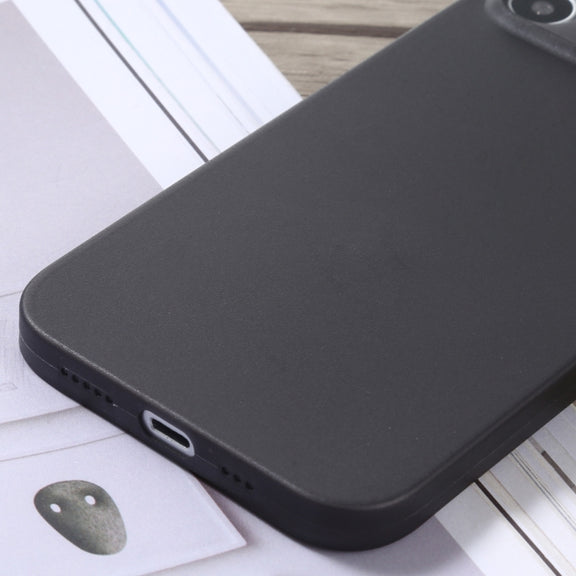 For iPhone 12 mini Camera Precision Hole PP Protective Case (Black)