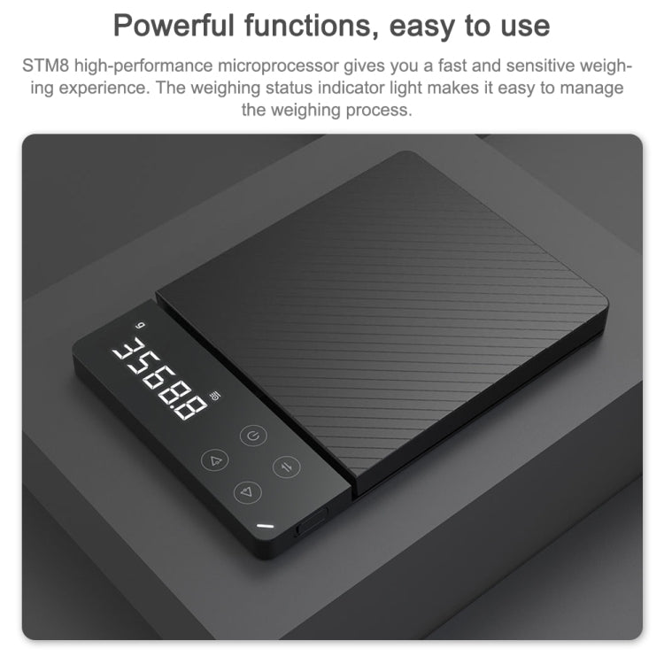 3KG Original Xiaomi Youpin DUKA ES1 Kitchen LCD Digital High-precision Electronic Scale