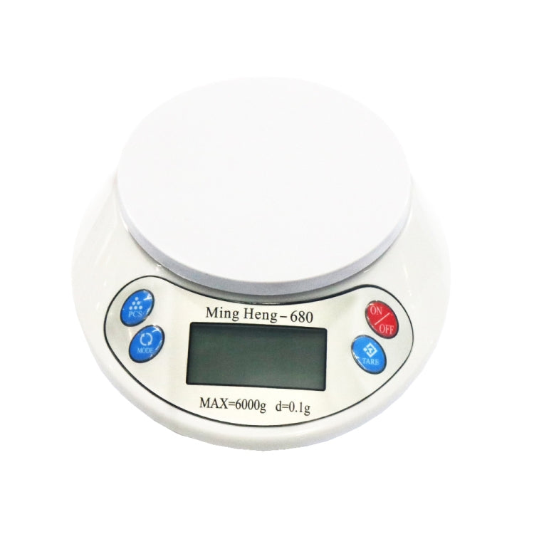 MH-680 6000g x 0.1g 2.2 inch LCD Digital Electronic Kitchen Scale