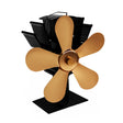 YL602 5-Blade High Temperature Metal Heat Powered Fireplace Stove Fan (Gold) - Fireplace Fan by PMC TechLife | Online Shopping South Africa | PMC TechLife | Buy Now Pay Later Mobicred