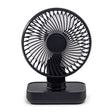 D606Y Portable Desktop Oscillating Small Fan (Black) - Electric Fans by PMC TechLife | Online Shopping South Africa | PMC TechLife