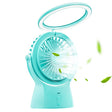 S1 Multi-function Portable USB Charging Mute Desktop Electric Fan Table Lamp, with 3 Speed Control (Mint Green) - Electric Fans by PMC TechLife | Online Shopping South Africa | PMC TechLife | Buy Now Pay Later Mobicred