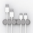 ORICO CBS5 Silicone Material Desktop Cable Manager Winder Fixer, Size: 9.6*2*1.2cm(Grey) - free shipping - PMC TechLife - Order now!