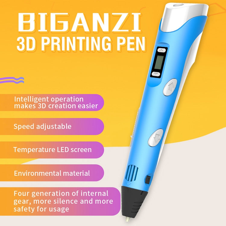 Hand-held 3D Printing Pen, UK Plug (Purple)