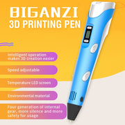 Hand-held 3D Printing Pen, USB Plug(Purple)