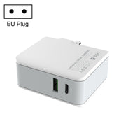 LDNIO A4403C 30W PD + Auto-id Foldable Fast Travel Charger with 1m Micro USB Cable, EU Plug