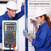 ZT98 CAT III  600V Portable Digital Multimeter 2000 Counts Back-light AC / DC Current Voltage Tester Meter with LCD Screen & Holder