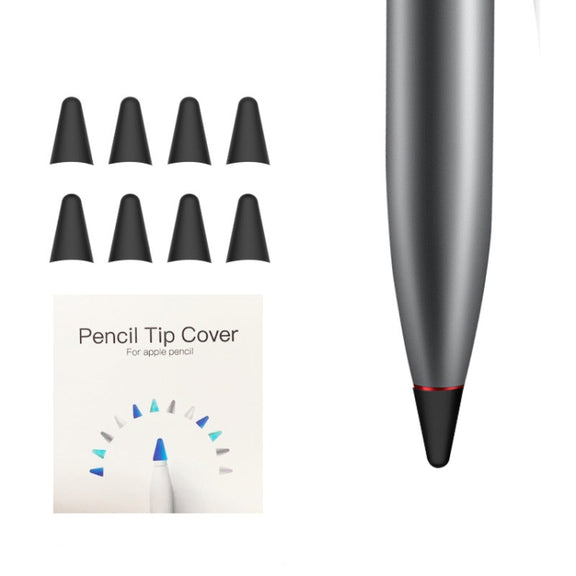 8 PCS Non-slip Mute Wear-resistant Nib Cover for M-pencil Lite (Black)
