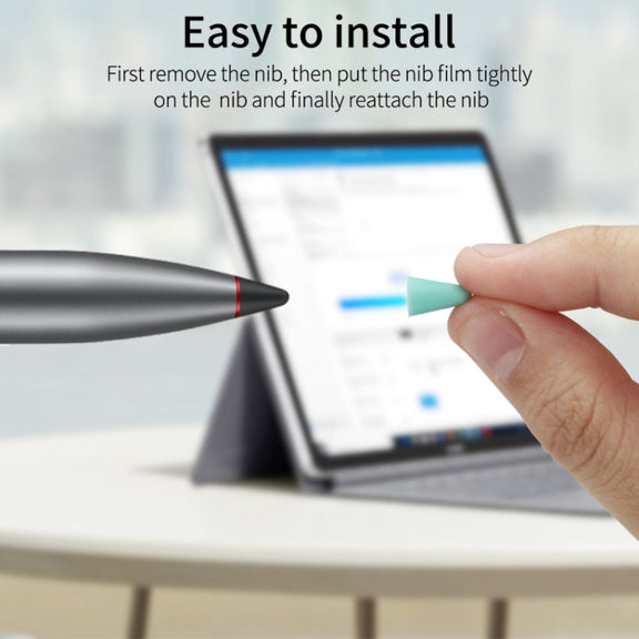 8 PCS Non-slip Mute Wear-resistant Nib Cover for M-pencil Lite (Dark Blue)