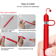 Apple Pen Cover Anti-lost Protective Cover for Apple Pencil (Grey)
