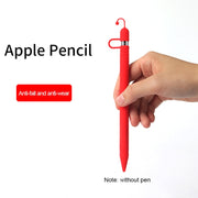 Apple Pen Cover Anti-lost Protective Cover for Apple Pencil (Red)