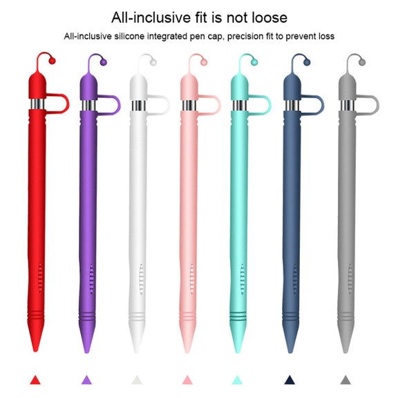 Apple Pen Cover Anti-lost Protective Cover for Apple Pencil (White)