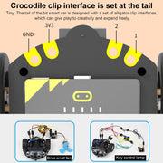 Yahboom Tinybit Smart Robot Car Compatible with Micro:bit V2/1.5 board, without Micro:bit V2/V1.5 Board