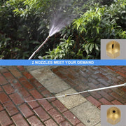 Garden Lawn Irrigation High Pressure Hose Spray Nozzle Car Wash Cleaning Tools Set (Orange)