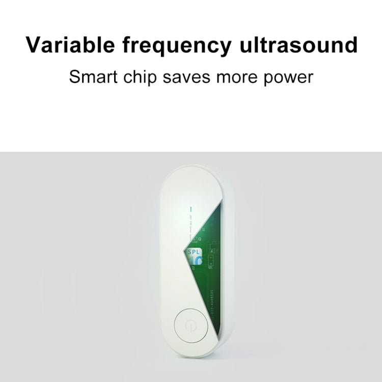 Mini Household Wireless Ultrasonic Deodorizer Vacuum Cleaner Dust Mite Controller, US Plug(Green)