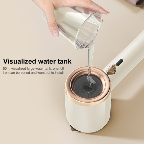 GT-01 33W Handheld Garment Steamer Electric Iron, US Plug(Beige White)