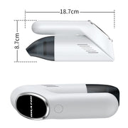 Portable Hand-held Folding Vacuum Cleaner (White)