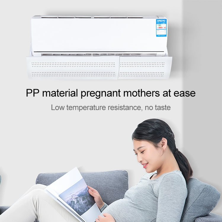 Bedroom Wall-Mounted Baby Universal Anti-Straight Blowing Air Conditioning Windshield Wind Deflector Shroud, Y Rounded Corner Version
