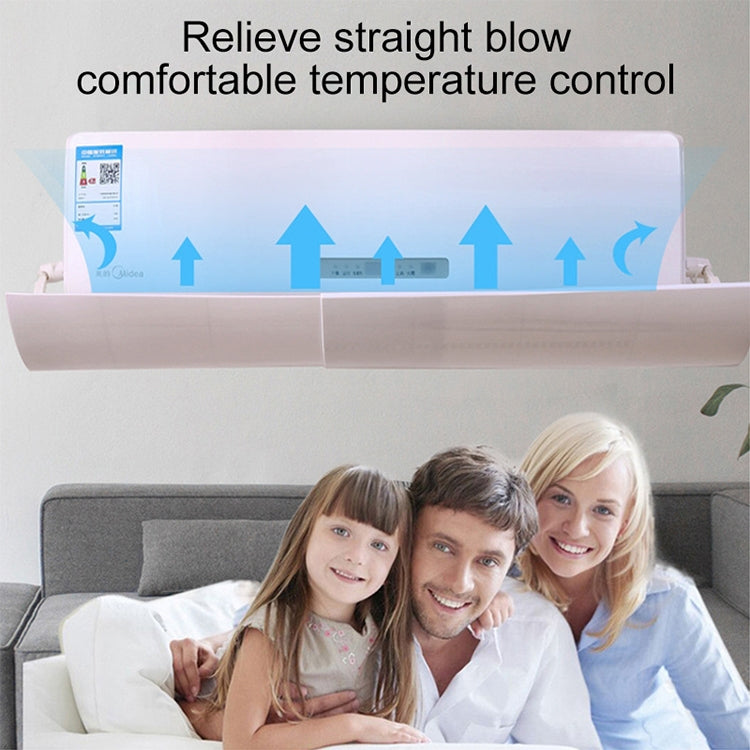 Bedroom Wall-Mounted Baby Universal Anti-Straight Blowing Air Conditioning Windshield Wind Deflector Shroud, Y Rounded Corner Version