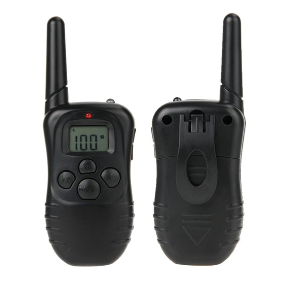 Rechargeable and Water-resistant 300m Remote Pet Dog Training Collar with LCD display
