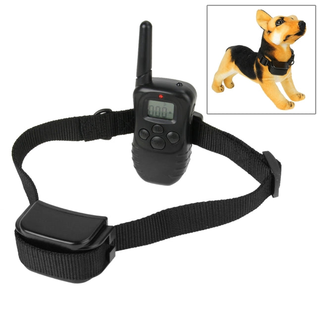 Rechargeable and Water-resistant 300m Remote Pet Dog Training Collar with LCD display