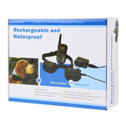 Rechargeable and Water-resistant 300m Remote Pet Dog Training Collar with LCD display