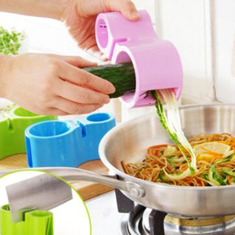 Multifunctional Spiral Double-Headed Grater With Sharpener Kitchen Gadgets(Green)