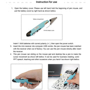 2.4GHz Innovative Pen-style Handheld Wireless Smart Mouse for PC Laptop(Blue)