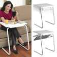 Plastic Pad Steel Tube Bracket Liftable Foldable Portable Multi-purpose Laptop Table, Adjustable Height: 53-74cm, Adjustable Angle: 30 Degrees / 60 Degrees / 90 Degrees / 180 Degrees - Laptop Stand by PMC TechLife | Online Shopping South Africa | PMC TechLife | Buy Now Pay Later Mobicred