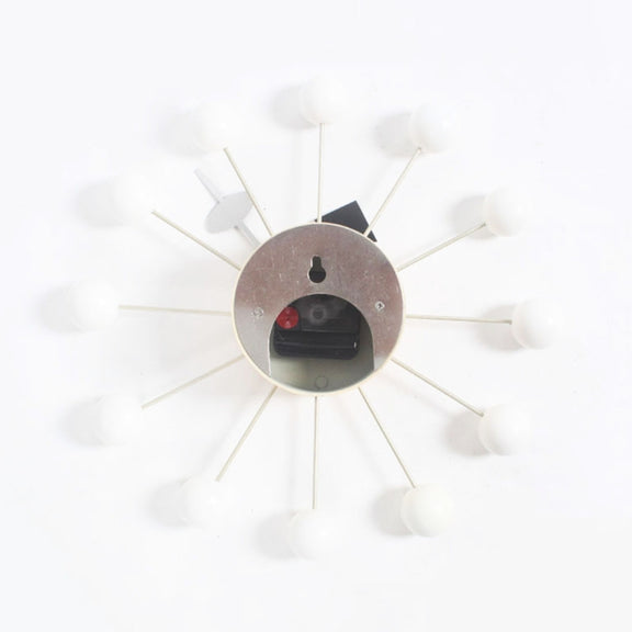 Stylish Background Minimalis Circular Balls Candy Wall Clock Creative Decoration Clock Ferris Wheel Clock(White)