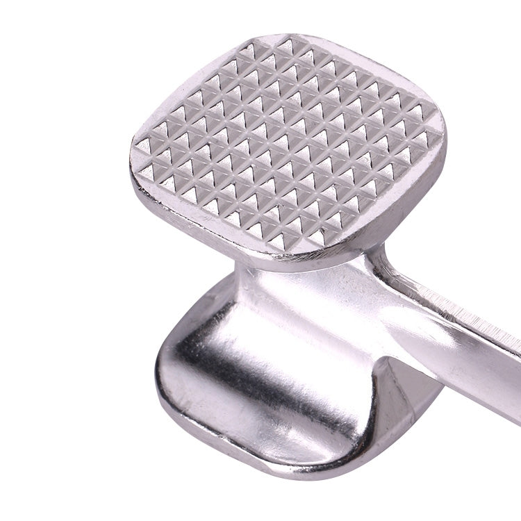 2 PCS Aluminum Alloy Loose Tenderizers Meat Hammer Steak Pork Kitchen Tools, Middle Size: 5.0 x 22.5cm