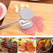 Aluminum Alloy Loose Tenderizers Meat Hammer Steak Pork Kitchen Tools, Large Size: 6.5 x 25.0cm