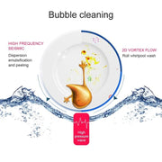 GYB001 Mini-ultrasonic Dishwasher Portable USB Charging Fruit Cleaner, Neutral Packaging(Pink)