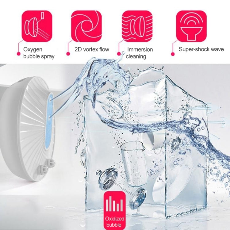 GYB001 Mini-ultrasonic Dishwasher Portable USB Charging Fruit Cleaner, Neutral Packaging(Pink)