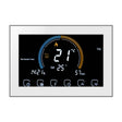 BHT-8000-GA Control Water Heating Energy-saving and Environmentally-friendly Smart Home Negative Display LCD Screen Round Room Thermostat without WiFi(White) - Thermostat & Thermometer by PMC TechLife | Online Shopping South Africa | PMC TechLife | Buy Now Pay Later Mobicred