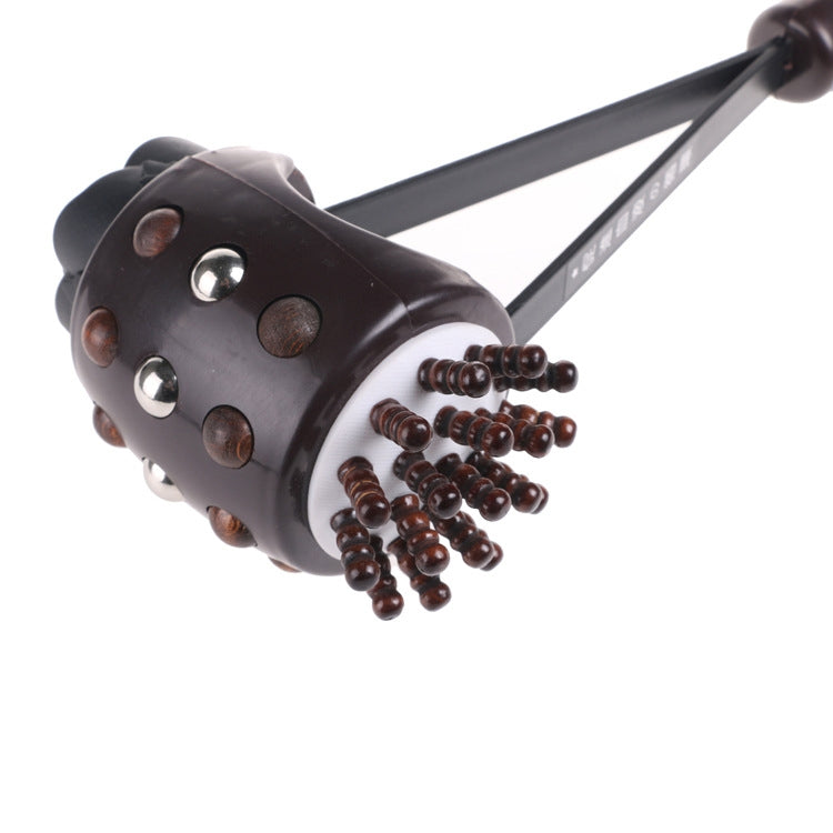 Rose Flower Shape Multi-functional Elastic Massager for The Elderly