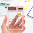 8 Digits LED Screen Calculator with Transparent Touch Pad & Solar Panel, Random Color Delivery - Calculator by PMC TechLife | Online Shopping South Africa | PMC TechLife
