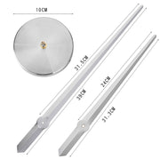 Creative DIY Stainless Steel Wall Clock Home Office Decoration (Gold)