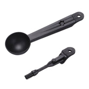 Coffee Machine Cleaning Brush Tool with Measure Scoop Spoon