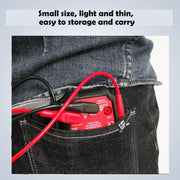 BSIDE ADMS6 High-precision Fully Automatic Small Digital Intelligent Multimeter with HD Digital Display & Shockproof Cover, Support Function Range Switch & Double-sided Pen Holder (Black)